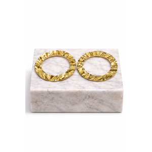 Aros argollas onduladas